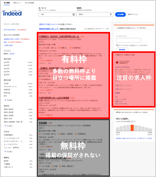 indeed画面